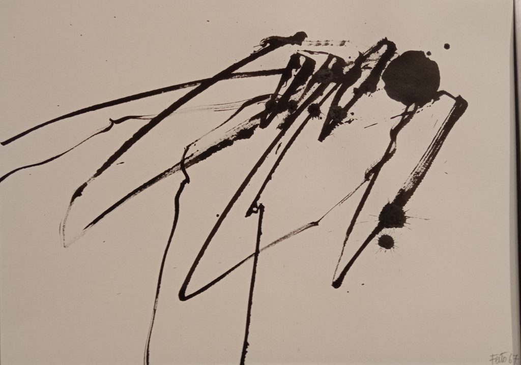 Encre sur papier. Sans titre, 1967. Luis Feito