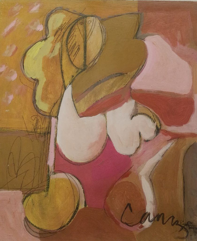 Oil on panel. Untitled. Alberto Cavazos