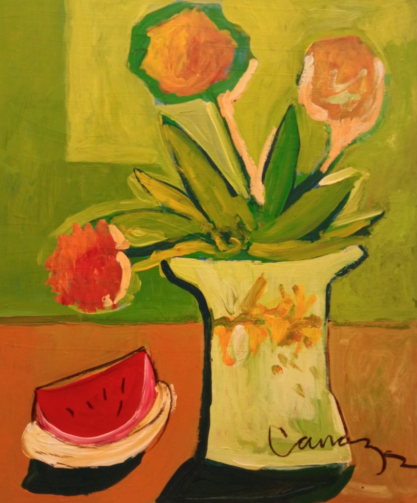 Olio su tavola. Senza titolo. Alberto Cavazos