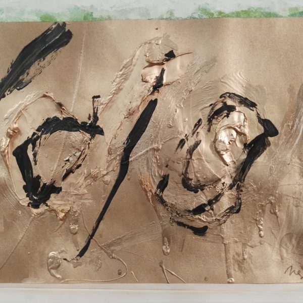 Acrilico su carta. Senza titolo, 2017. Aramis Ney