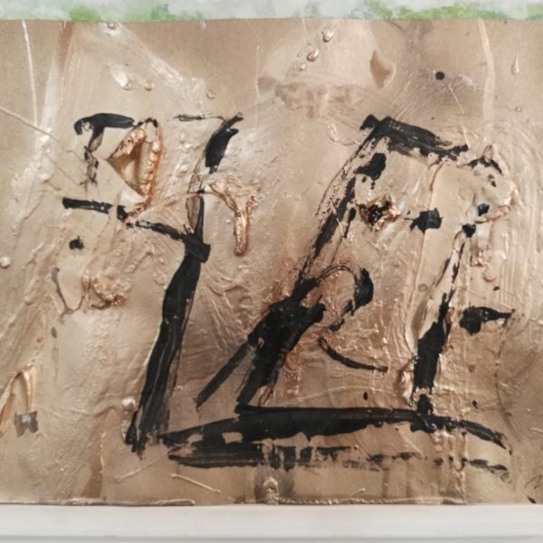 Acrilico su carta. Senza titolo, 2017. Aramis Ney