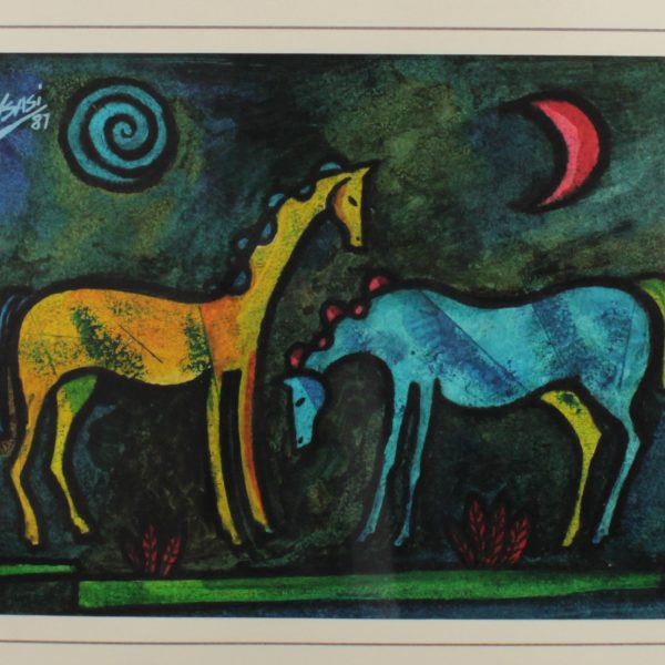 Disegno. Cavalli, 1981. Ricardo Ysasi