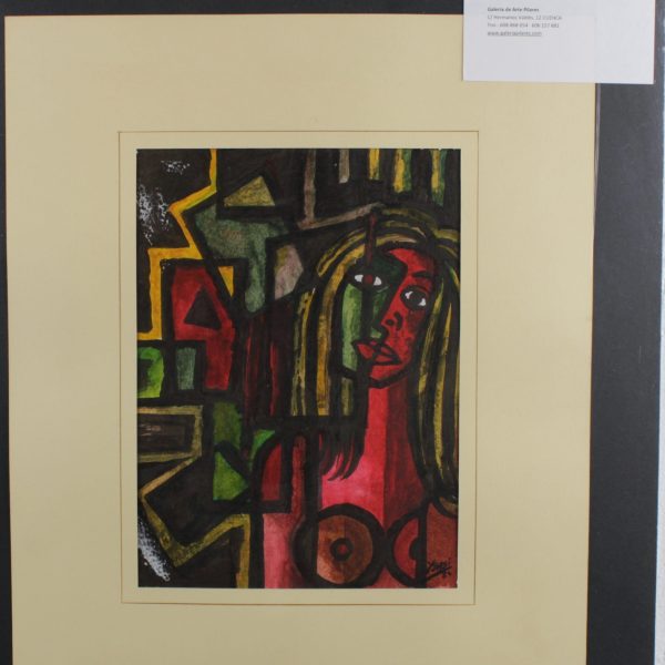 Tecnica mista su carta. Senza titolo, 1981. Ricardo Ysasi