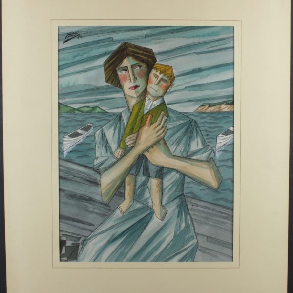 Tecnica mista su carta. Senza titolo, 1984. Ricardo Ysasi