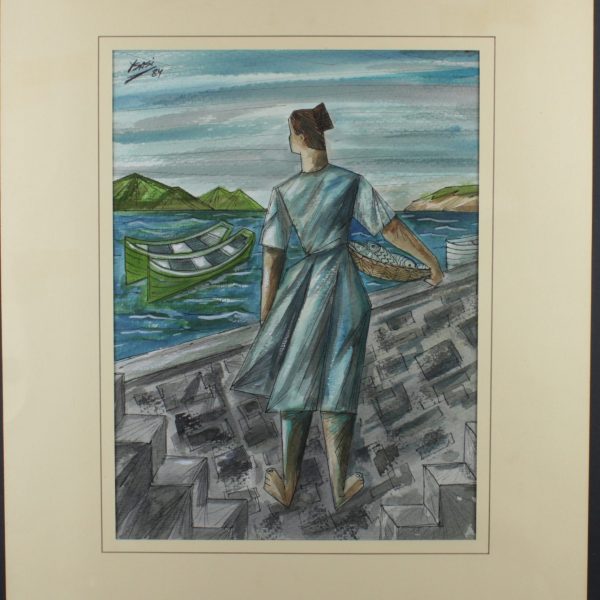 Tecnica mista su carta. Senza titolo, 1988. Ricardo Ysasi