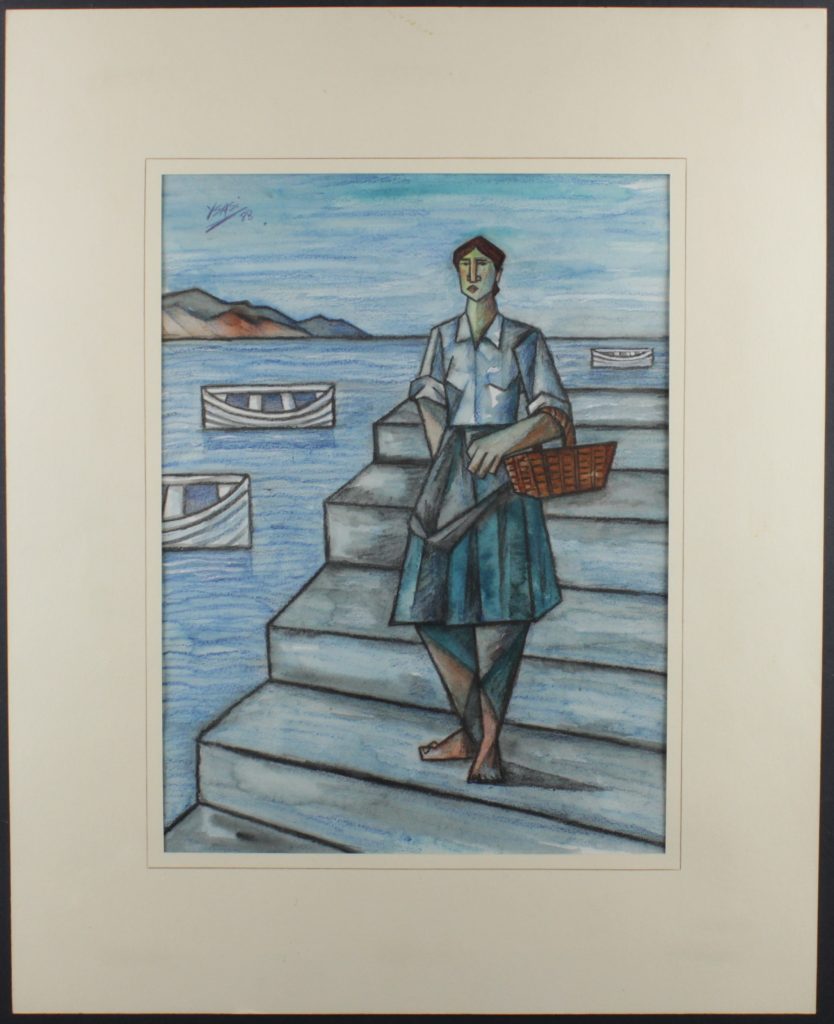 Mixed media on paper. Untitled, 1984. Ricardo Ysasi