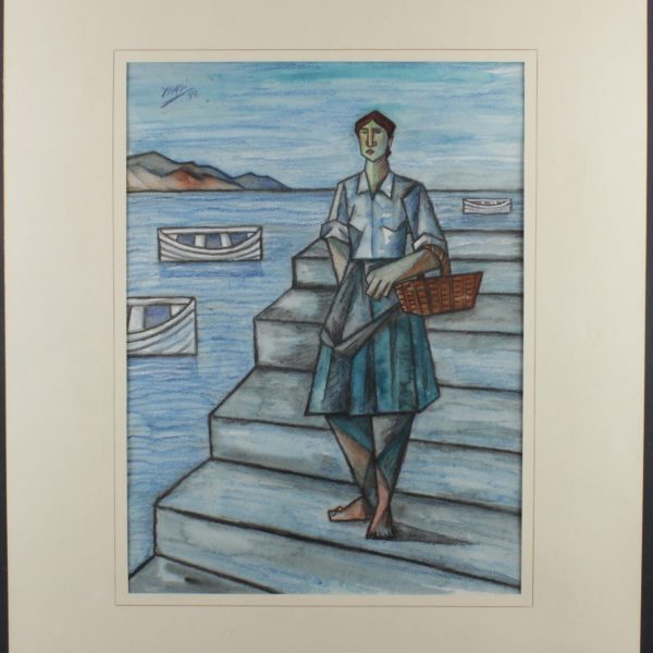 Tecnica mista su carta. Senza titolo, 1984. Ricardo Ysasi