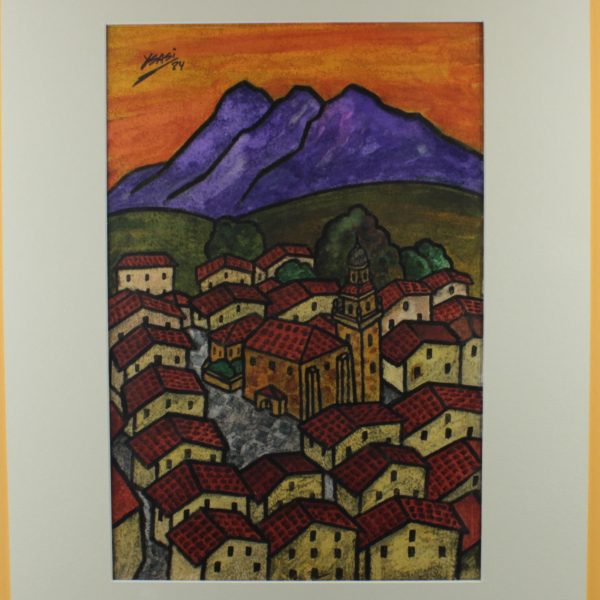 Tecnica mista su carta. Senza titolo, 1988. Ricardo Ysasi