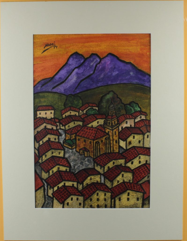 Mixed media on paper. Untitled, 1988. Ricardo Ysasi