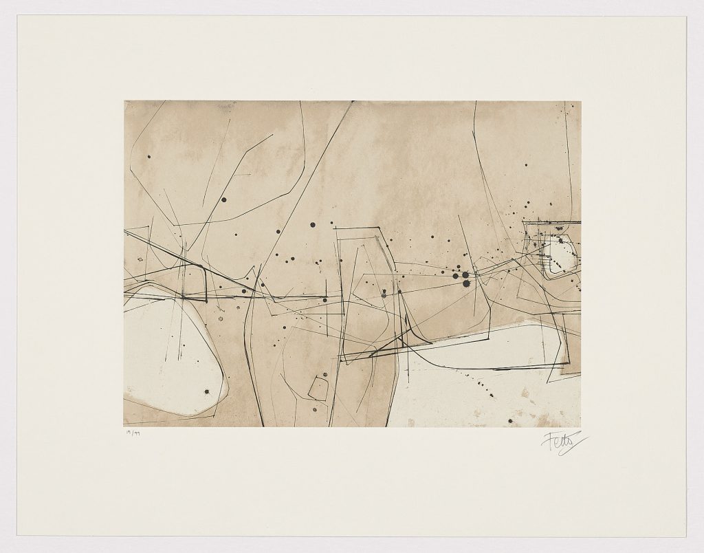 Lithografie. Ohne Titel, Luis Feito