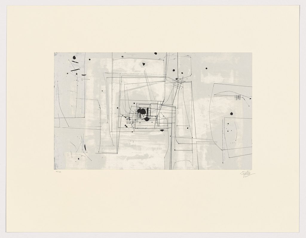 Lithografie. Ohne Titel, Luis Feito