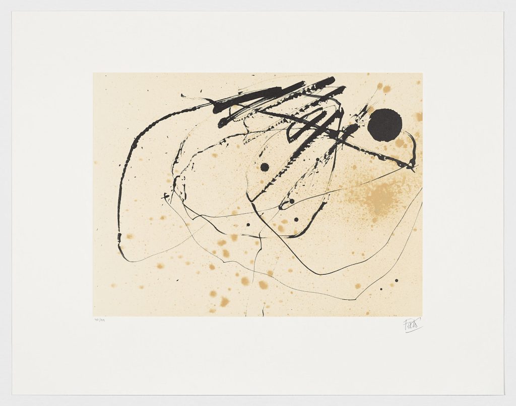 Kupferstich. Ohne Titel, Luis Feito
