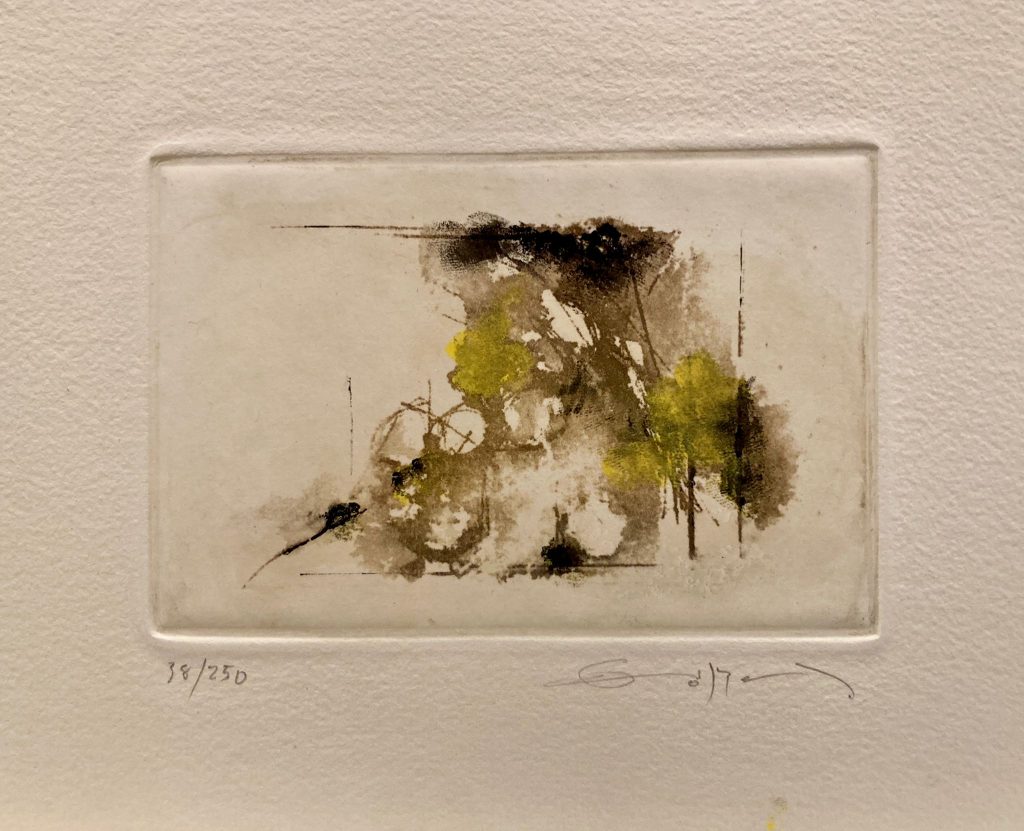 Acquaforte. Natura morta bruna, 1982. Fernando Zóbel