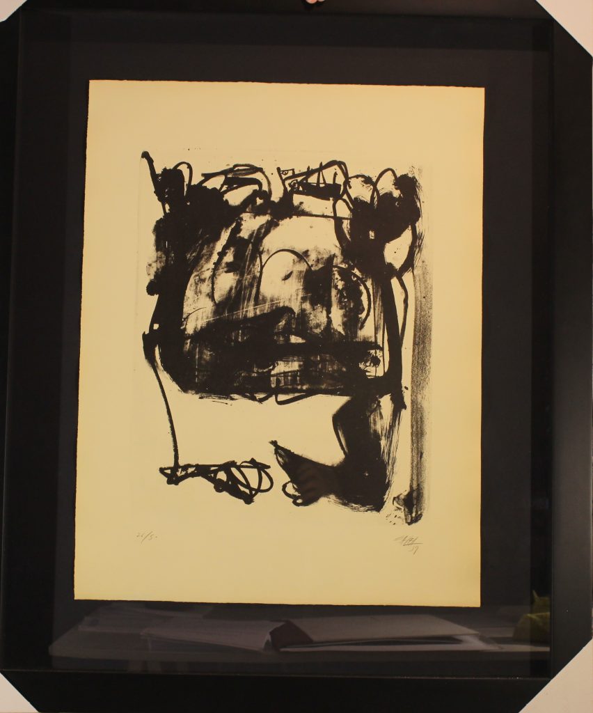 Lithografie. Pintiquiniestra, 1957. Antonio Saura