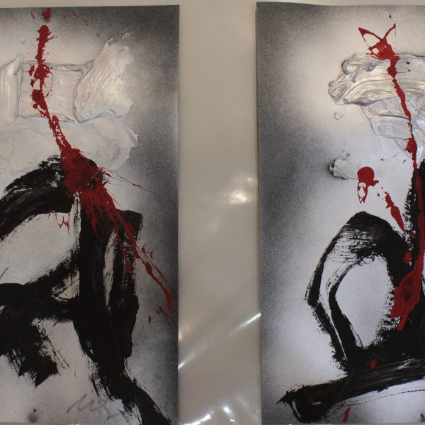 Tecnica mista su cartoncino. Senza titolo, 2016. Aramis Ney
