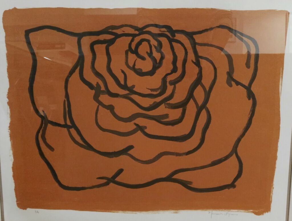 Lithografie. Blume, Joan Hernández Pijoan