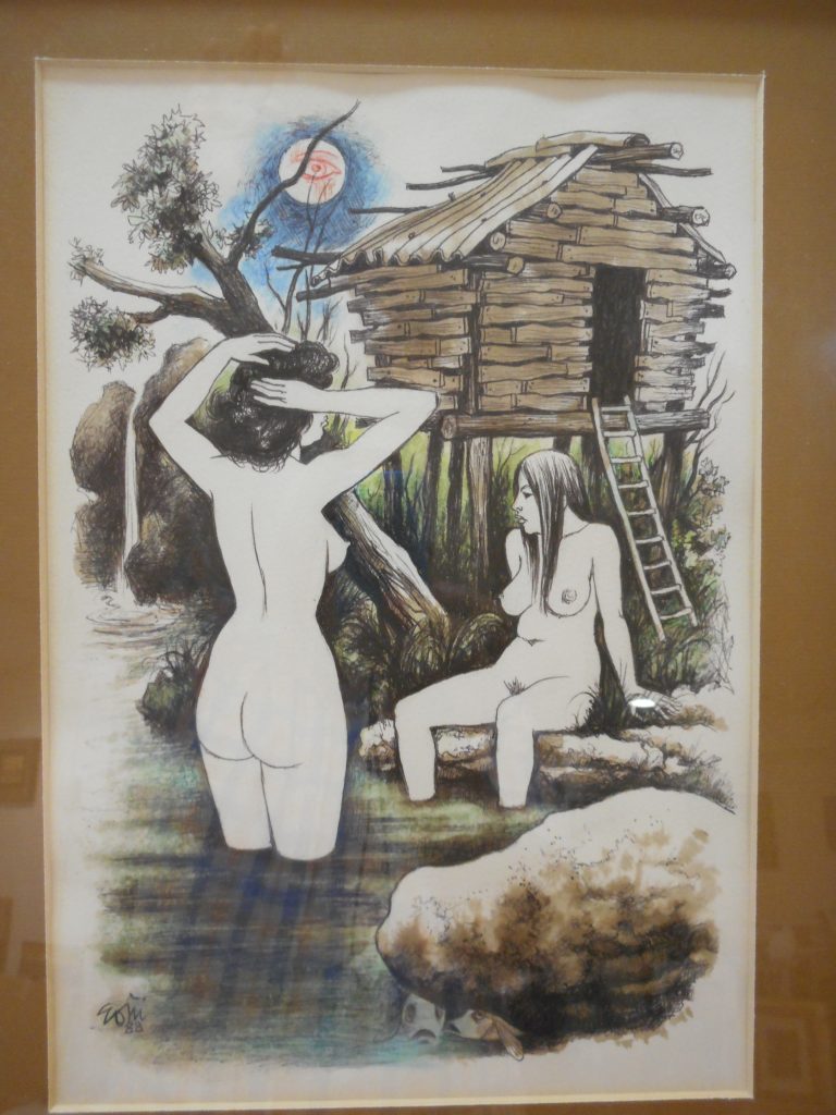 Disegno. Bagnanti, 1988. Lorenzo Goñi
