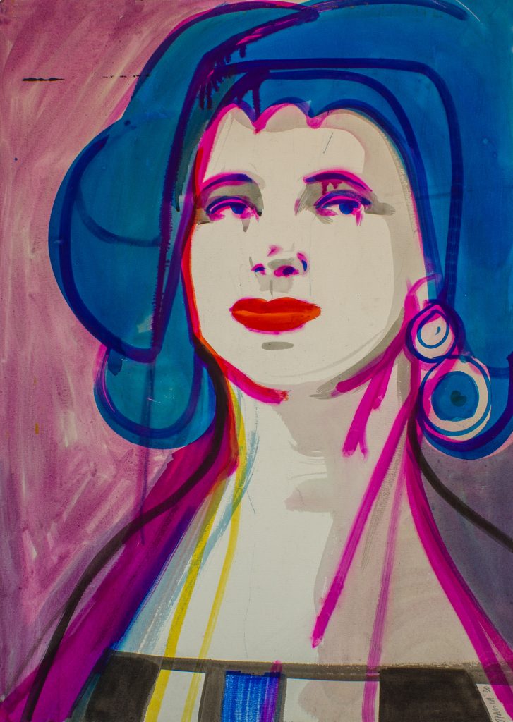 Acryl auf Karton. Javier Pagola