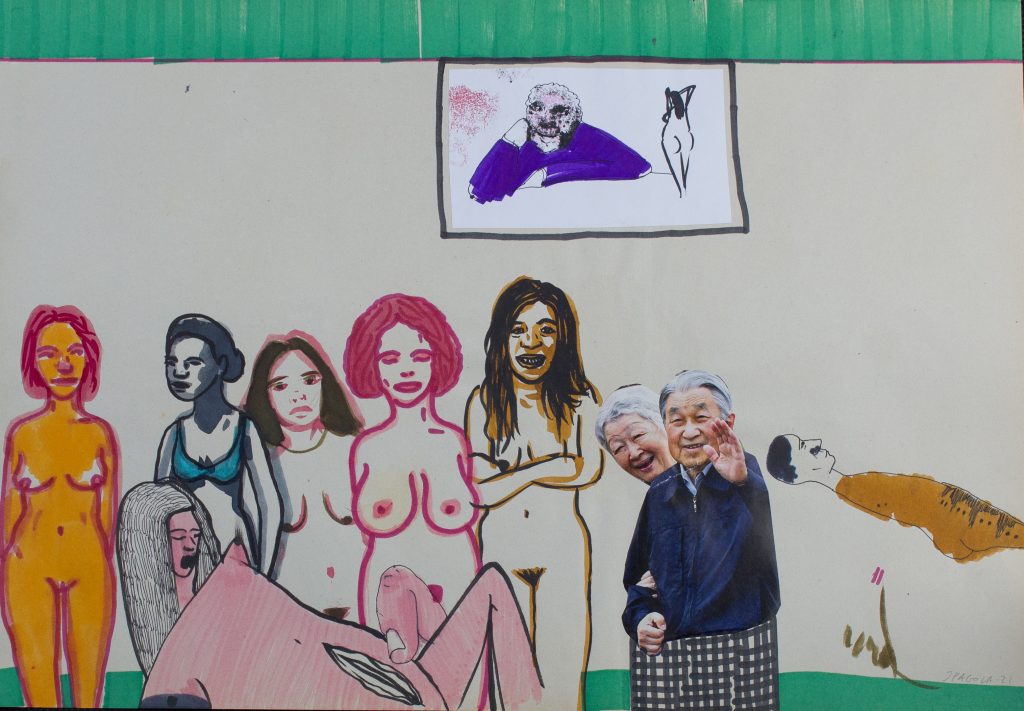 Mixed media on paper. Untitled, Javier Pagola