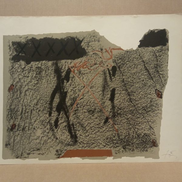 Siebdruck von Antoni Tàpies