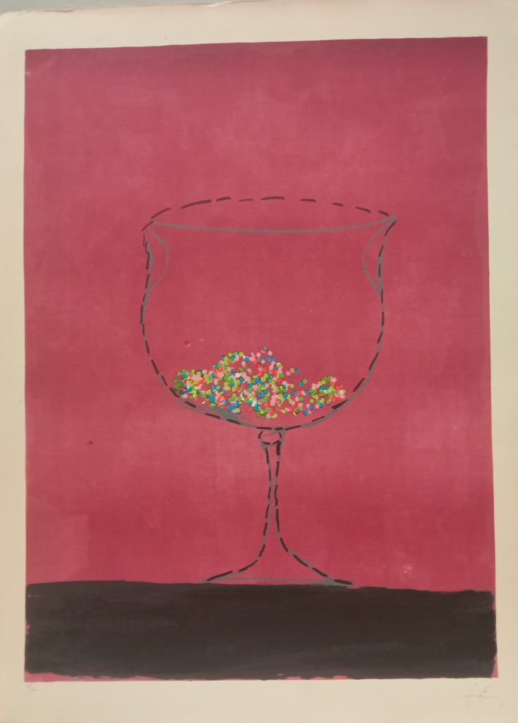 Sérigraphie d’Antoni Tàpies