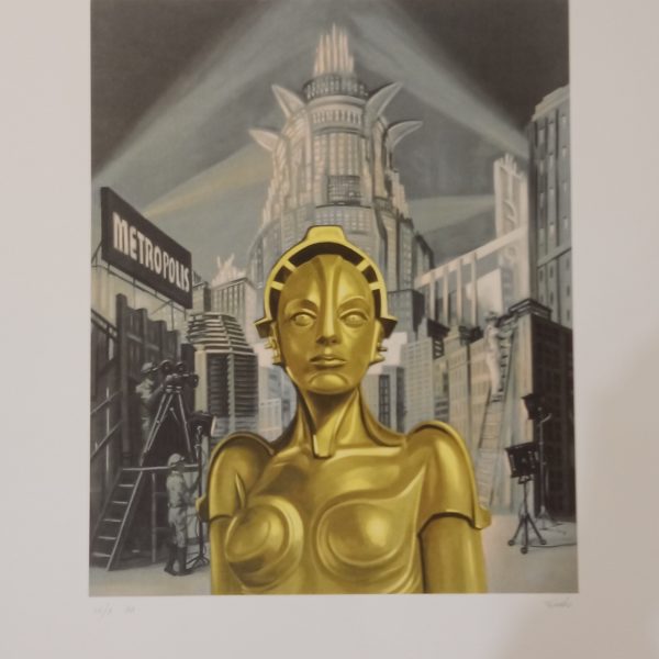 Metropolis, Fritz Lang. Incisione di Terán