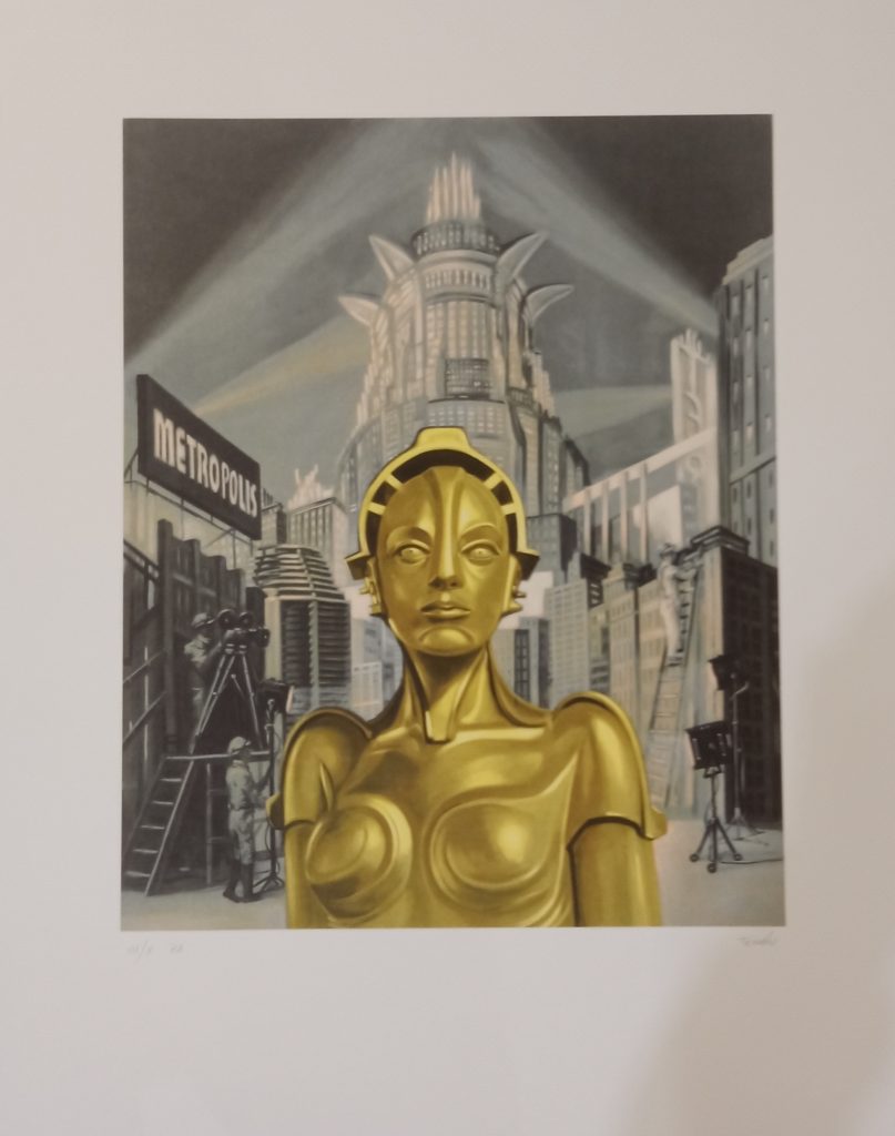 Metropolis, Fritz Lang. Incisione di Terán