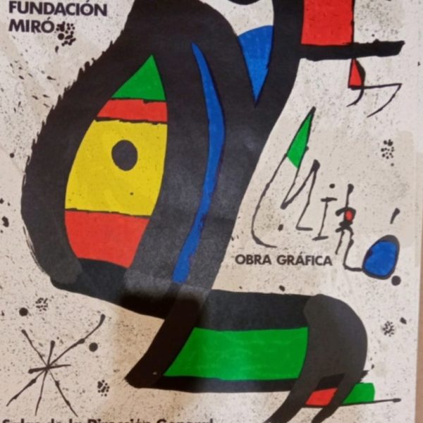 Manifesto serigrafico, Joan Miró