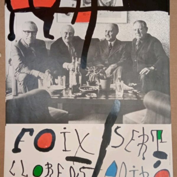 Manifesto di una mostra di Miró