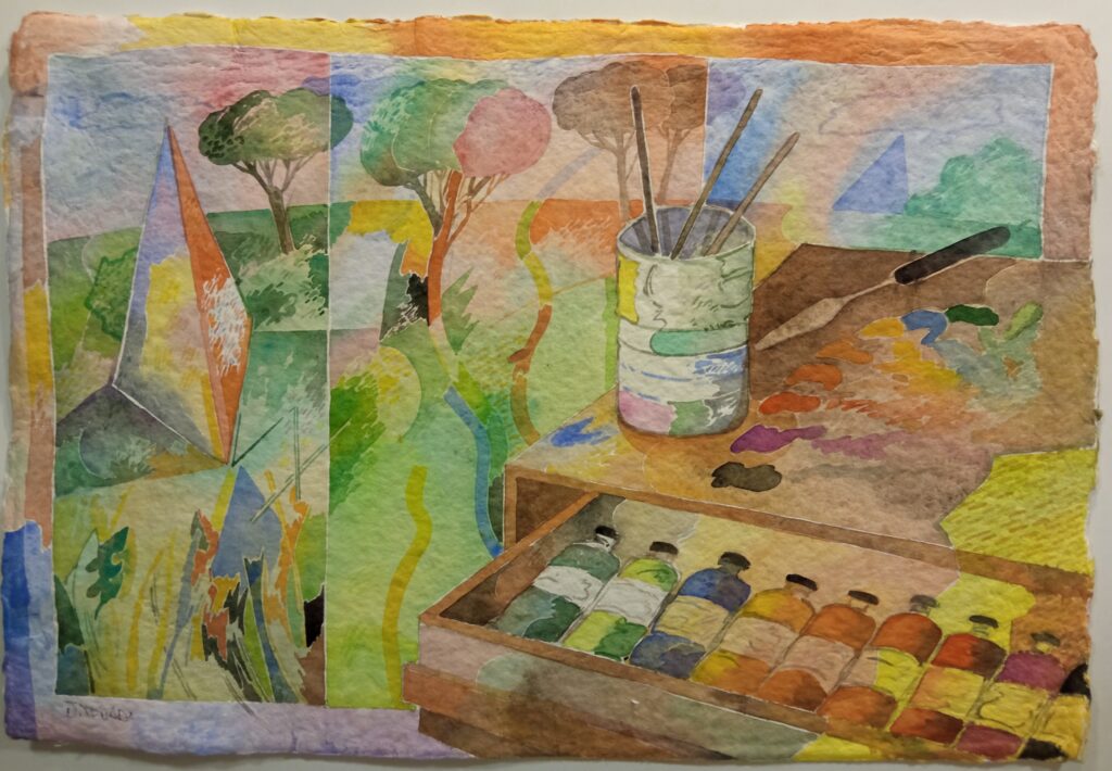 Aquarell von J. Tejada
