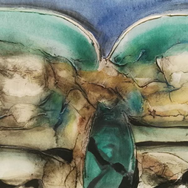 Olio su cartone di Antonio Suárez