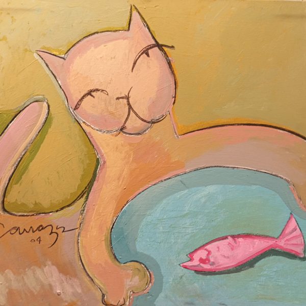ALBERTO CAVAZOS, ÓLEO SOBRE TABLA