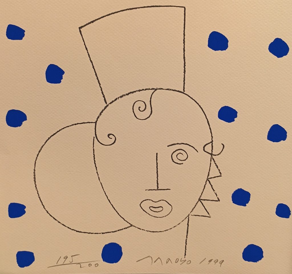 Serigrafía de Eduardo Arroyo