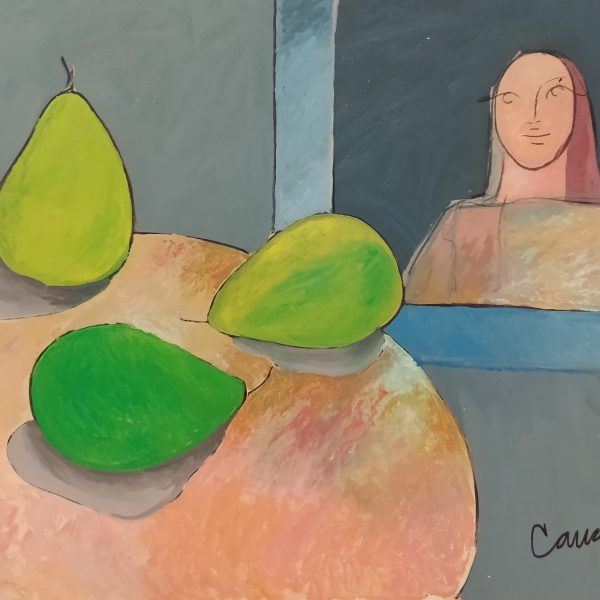 ÓLEO SOBRE TÁBLEX DE CAVAZOS