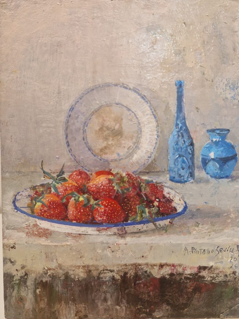 Ángel Pintado, Bodegón con fresas