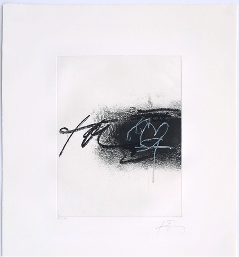 Antonio Tàpies. Grabado al aguafuerte